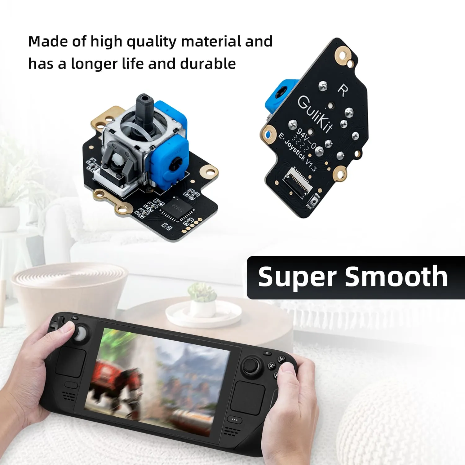 GuliKit Electromagnetic Joystick Module for Steam Deck (Pair)
