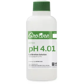 Hanna Instruments Groline pH 4.01 Calibration Buffer, 500mL