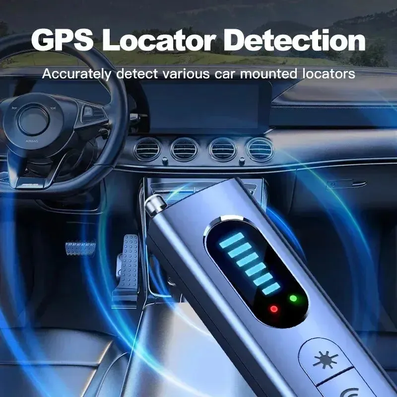 Hidden Camera Detector Anti Car GPS Tracker Listening Device Bug RF Wireless All Signal Scanner Gadgets Security Protection