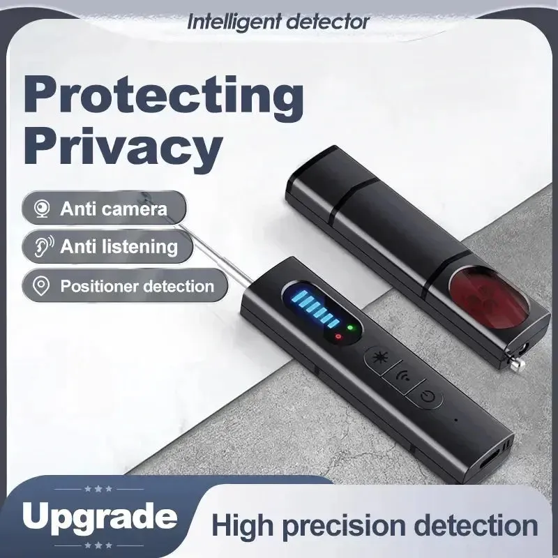 Hidden Camera Detector Anti Car GPS Tracker Listening Device Bug RF Wireless All Signal Scanner Gadgets Security Protection