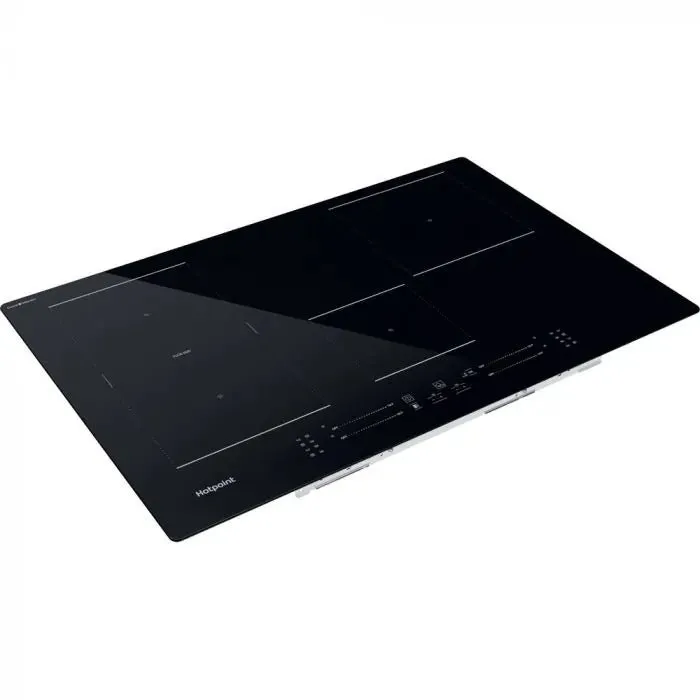 Hotpoint TS6477CCPNE 77cm 4 Zone Black Induction Hob with Flex Zone - Black