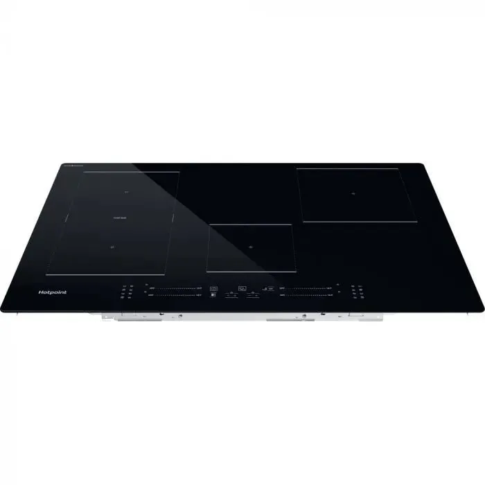 Hotpoint TS6477CCPNE 77cm 4 Zone Black Induction Hob with Flex Zone - Black