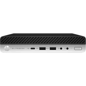 HP EliteDesk 800 G4 Mini Desktop -Intel Core i5-8500 6-Core 3.0GHz CPU - Black