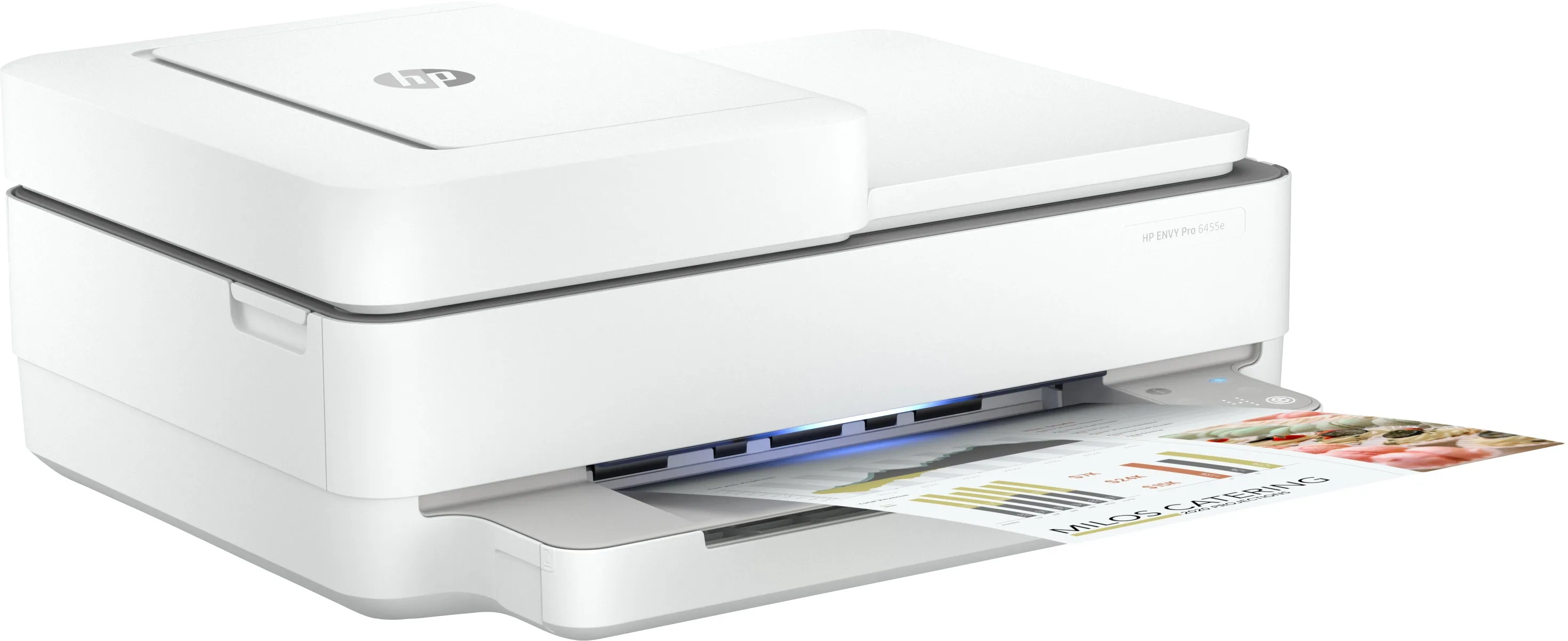 HP ENVY 6455e All-in-One Color Inkjet Printer, Print/Copy/Scan, 10/7 ppm, 256MB, USB, WiFi - 223R1A#B1H