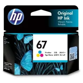 HP Ink Cartridge 67 Tri Colour (for 6020 2720 2330)