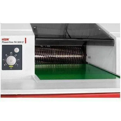 HSM Powerline FA500.3 Cross Cut Shredder Level 2/P-2
