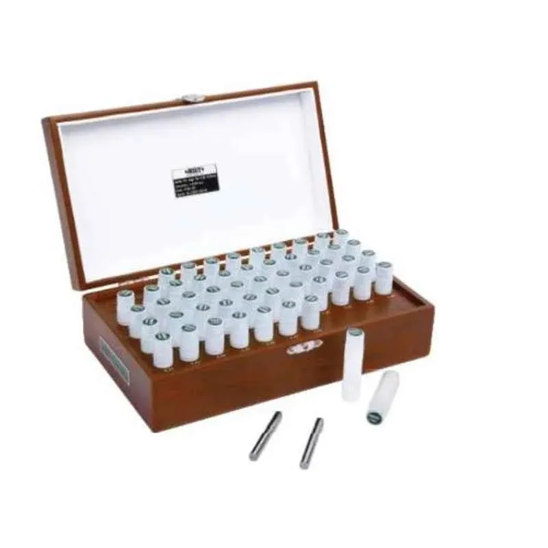 Insize (5-10MM) 51 Pin Gauge Set 4166-511, DIN 2267 Grade 1 HRC62-65,  - 1 μm