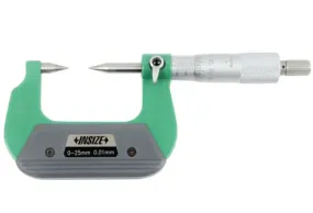 Insize (75-100MM) Point Micrometer 3230-100BA, 15 Deg  0.01mm
