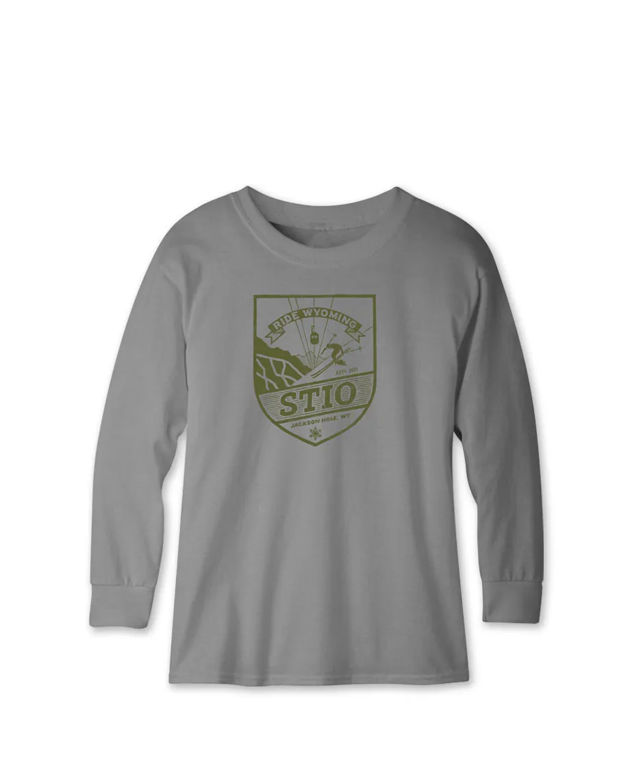 Kids' Ride Wyoming - Ski Tee