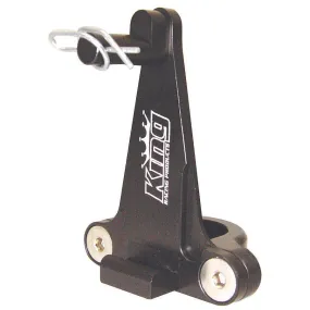 King Racing Products Quick Release Transponder Mount Aluminum Black Anodize 1-1/4" Tube Mount - Each