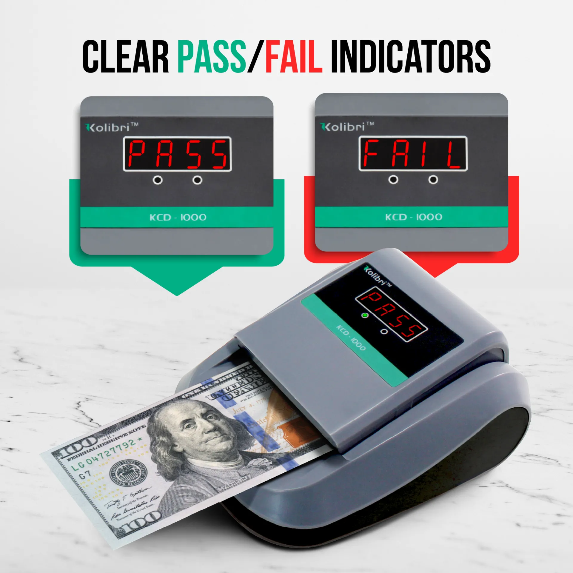 Kolibri KCD-1000 All-Orientation Money Detector