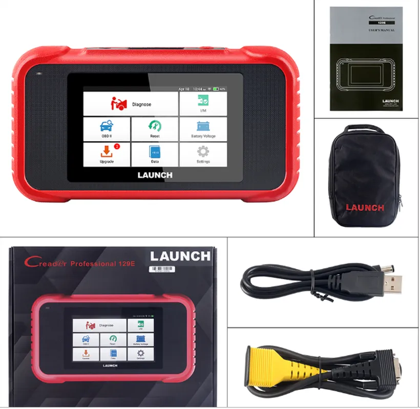 Launch X431 CRP129E Car Code Creader VIII OBD2 EOBD 4 System Diagnostic Scanner Tool for ENG/AT/ABS/SRS Multi-Language Free Update