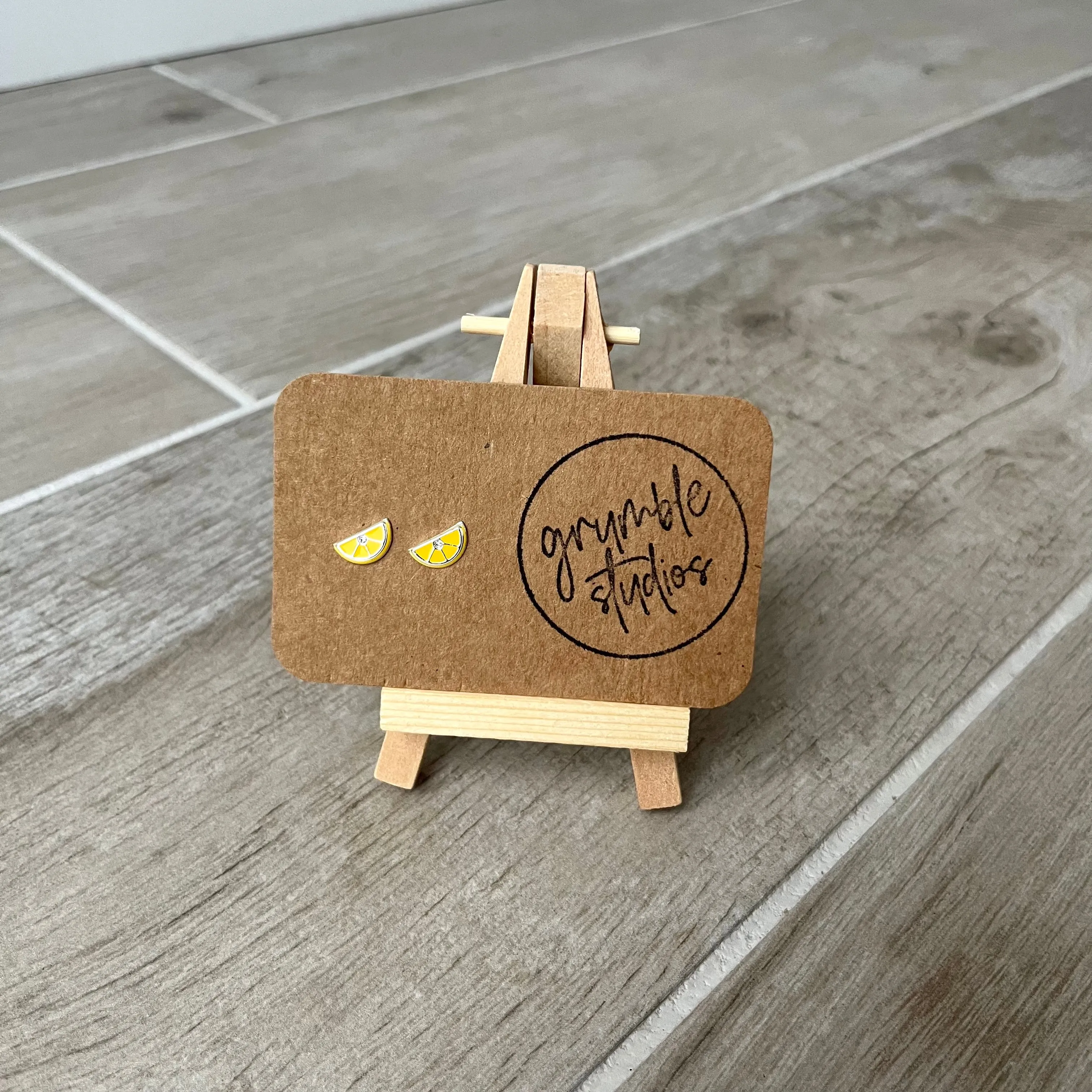 Lemon Slice Earrings