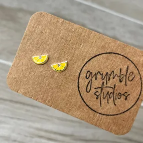 Lemon Slice Earrings