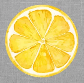 Lemon Slice Round Die Cut