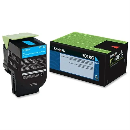 Lexmark 70C1XC0 Cyan Extra High Yield Return Program Toner