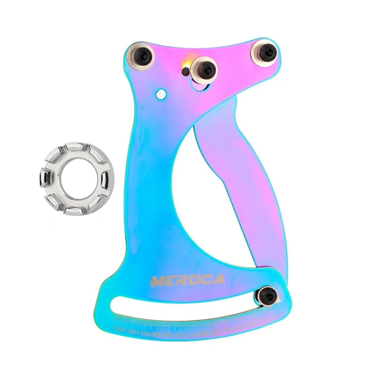 MEROCA Bicycle Ring Calibration Tool Spoke Tension Tube Wheel Set Steel Wire, Color: Colorful Wrench