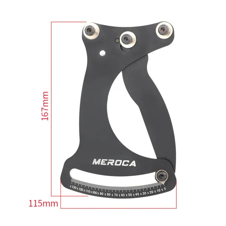 MEROCA Bicycle Ring Calibration Tool Spoke Tension Tube Wheel Set Steel Wire, Color: Red Wrench