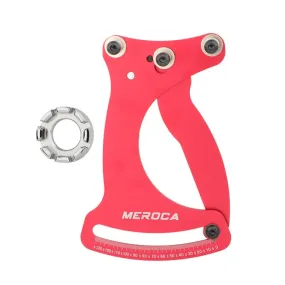 MEROCA Bicycle Ring Calibration Tool Spoke Tension Tube Wheel Set Steel Wire, Color: Red Wrench