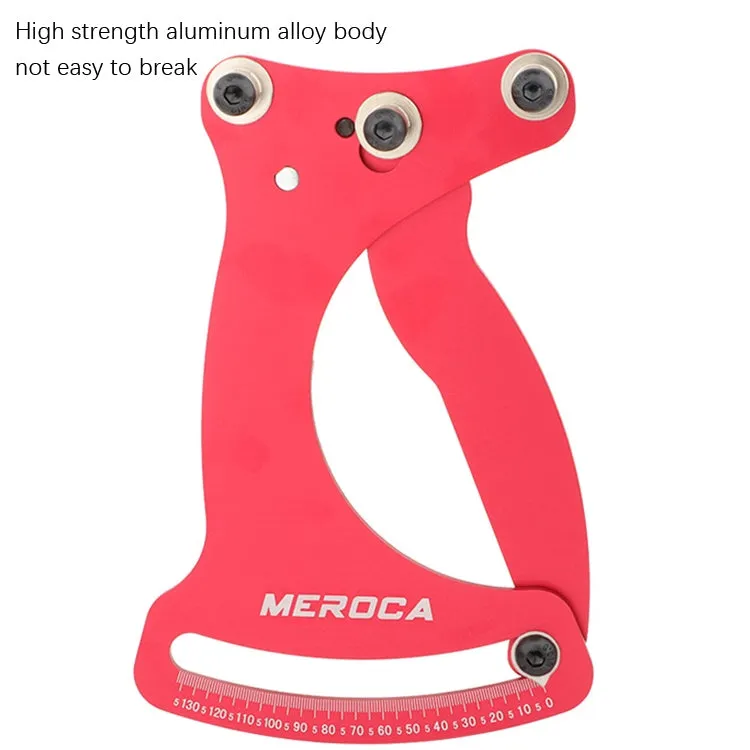 MEROCA Bicycle Ring Calibration Tool Spoke Tension Tube Wheel Set Steel Wire, Color: Red Wrench