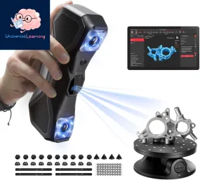 MetroX 3D Laser Scanner – Industrial-Grade Precision, Auto Turntable,