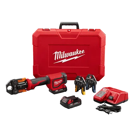 Milwaukee 2674-22P M18 Force Logic Short Throw Press Tool Kit w/ Viega Pureflow Jaws