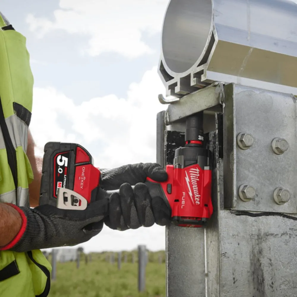 Milwaukee M18ONEFIW2FC120 18V 1/2" Drive FUEL ONE-KEY Cordless Controlled Mid-Torque Impact Wrench with Friction Ring (Skin Only)