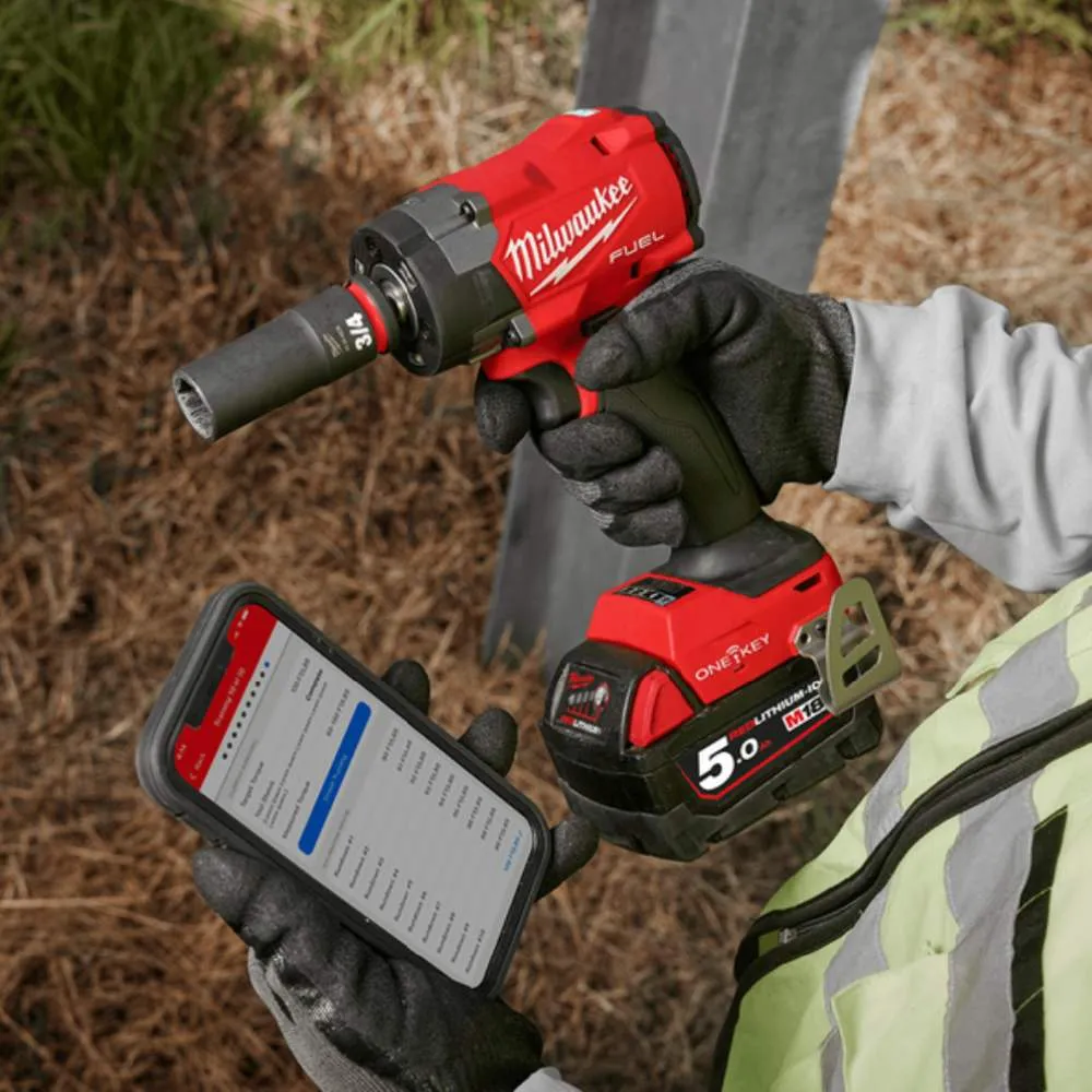Milwaukee M18ONEFIW2FC120 18V 1/2" Drive FUEL ONE-KEY Cordless Controlled Mid-Torque Impact Wrench with Friction Ring (Skin Only)