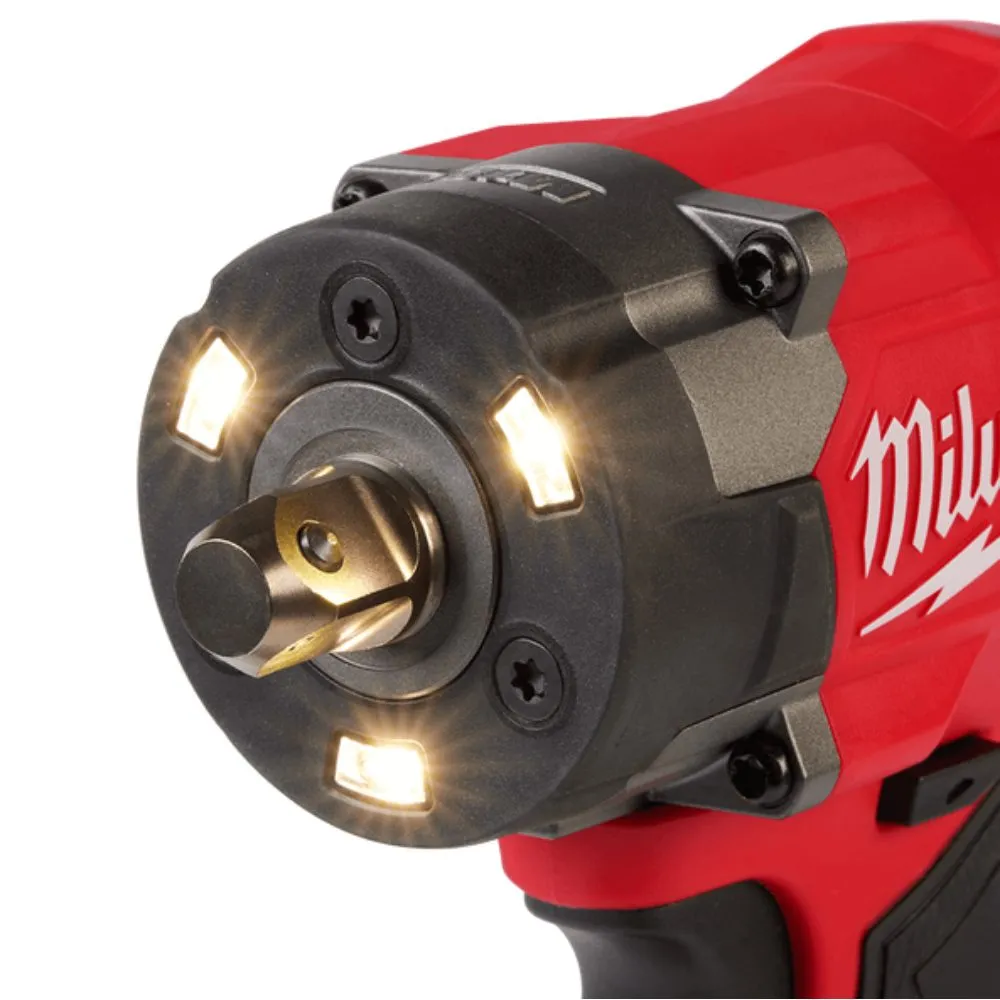 Milwaukee M18ONEFIW2PC120 18V 1/2" Drive FUEL ONE-KEY Cordless Controlled Torque Impact Wrench with Pin Detent (Skin Only)