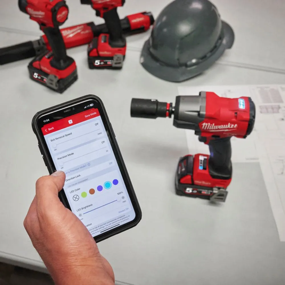 Milwaukee M18ONEFMTIW2FC120 18V 1/2" Drive FUEL ONE-KEY Cordless Controlled Mid-Torque Impact Wrench with Friction Ring (Skin Only)