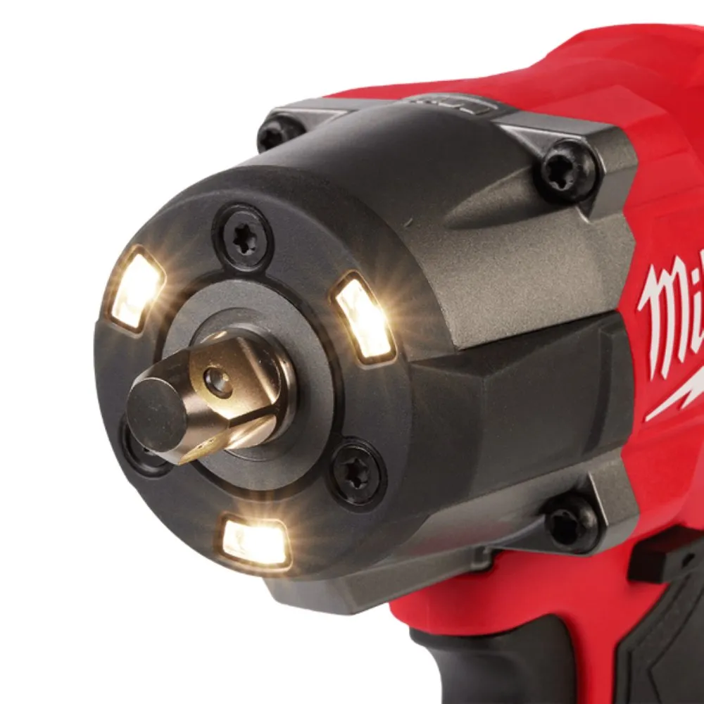 Milwaukee M18ONEFMTIW2PC120 18V 1/2" Drive FUEL ONE-KEY Cordless Controlled Mid-Torque Impact Wrench with Pin Detent (Skin Only)