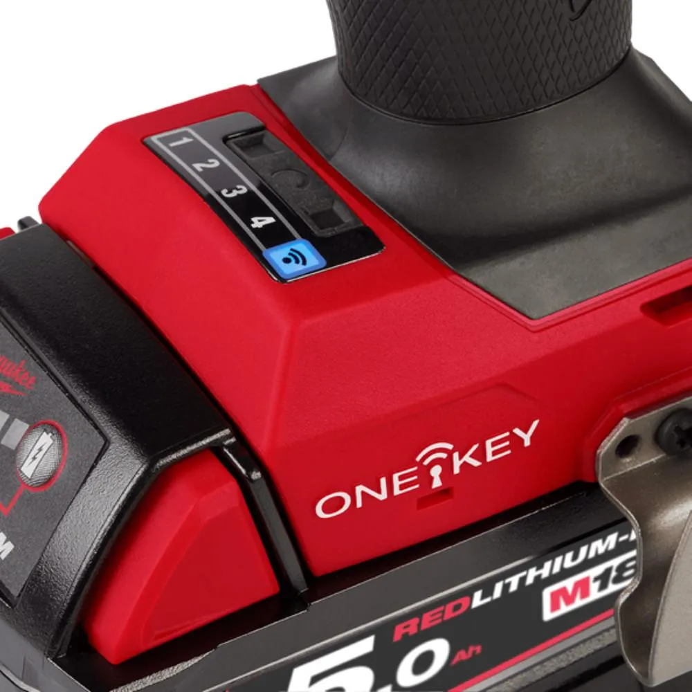 Milwaukee M18ONEFMTIW2PC120 18V 1/2" Drive FUEL ONE-KEY Cordless Controlled Mid-Torque Impact Wrench with Pin Detent (Skin Only)