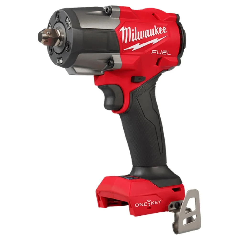 Milwaukee M18ONEFMTIW2PC120 18V 1/2" Drive FUEL ONE-KEY Cordless Controlled Mid-Torque Impact Wrench with Pin Detent (Skin Only)