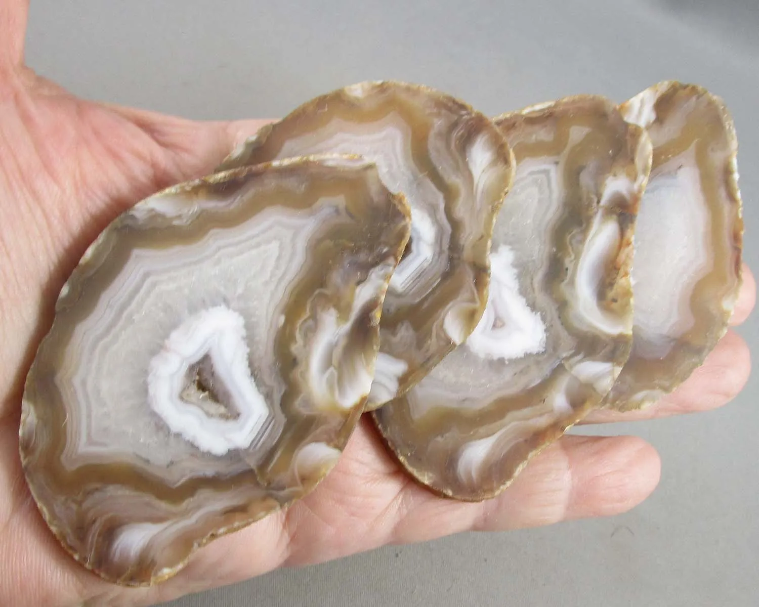 Natural Agate Slice 1pc Z007