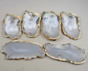 Natural Agate Slice 1pc Z008