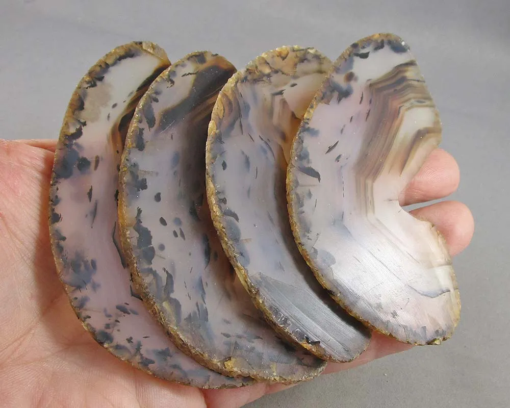 Natural Agate Slice 1pc Z040