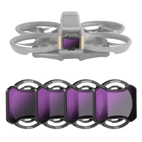 NEEWER 4 Pack ND Filter Kit compatible with DJI Avata 2 ND8 ND16 ND32 ND64