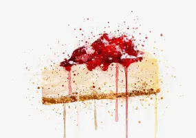 New York Cheesecake Wall Art Print