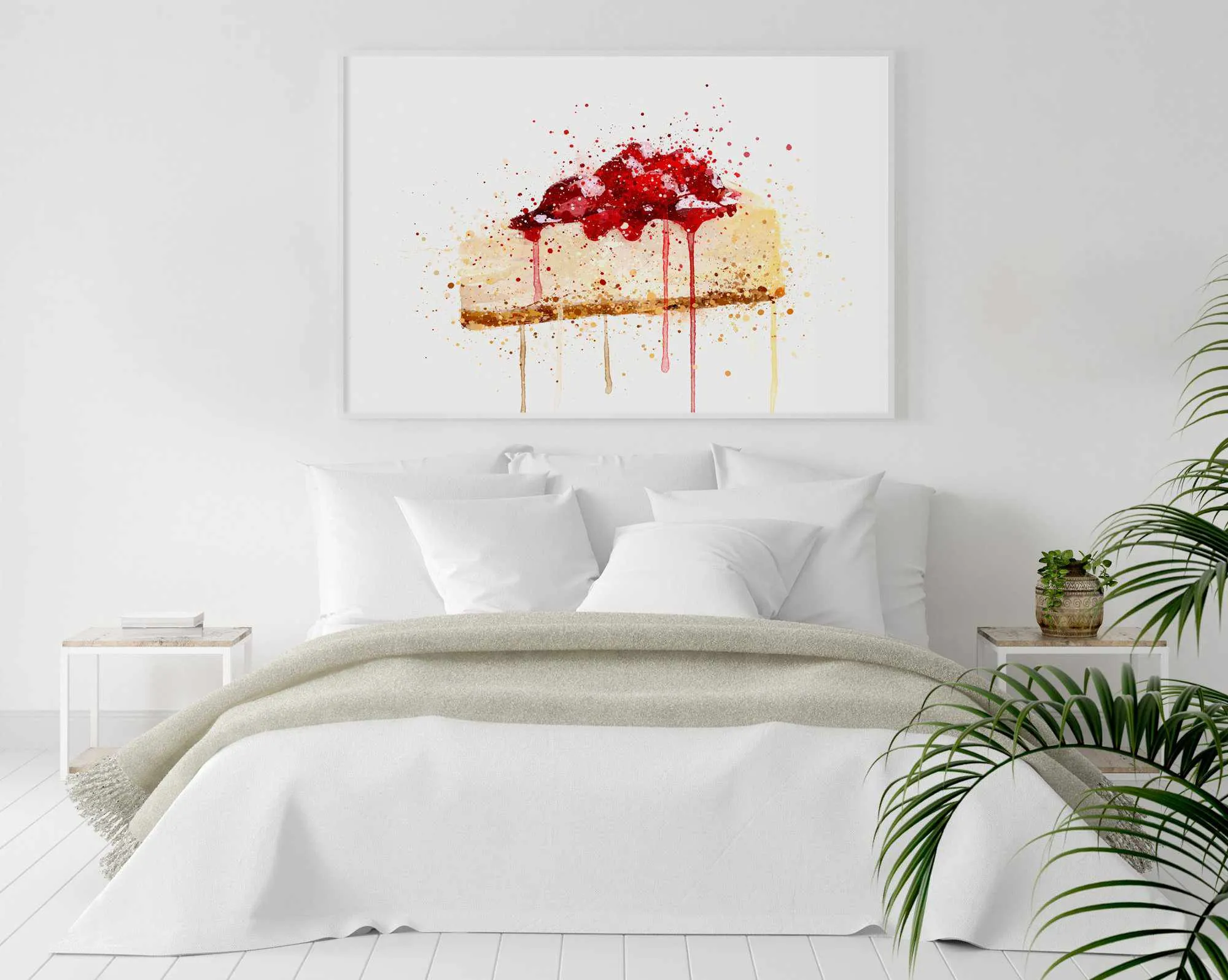 New York Cheesecake Wall Art Print