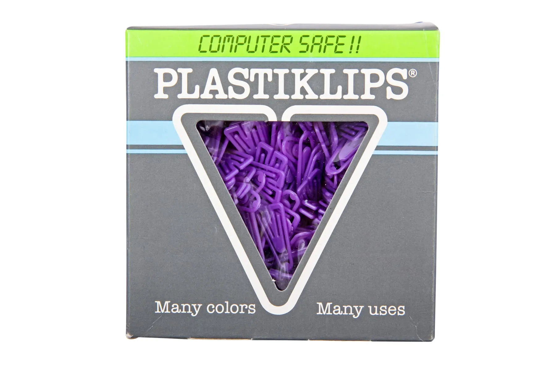 Plastiklips Paper Clips Small Size 1000 Pack PURPLE (LP-0214)
