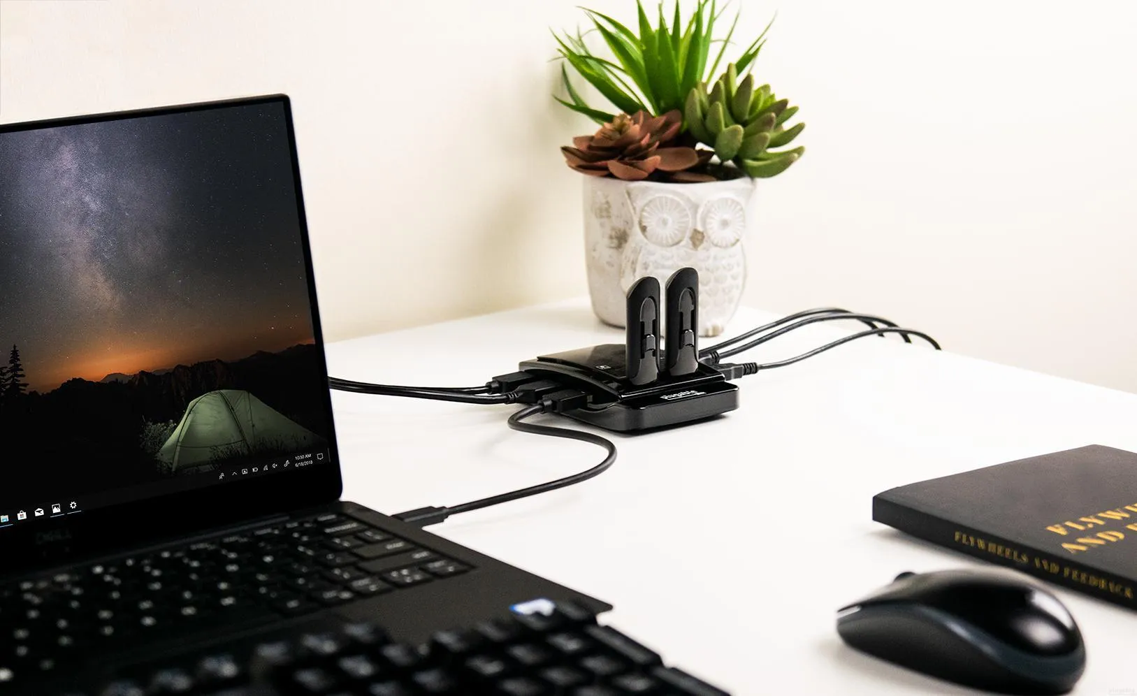 Plugable USB 2.0 7-Port Hub with 15W Power Adapter