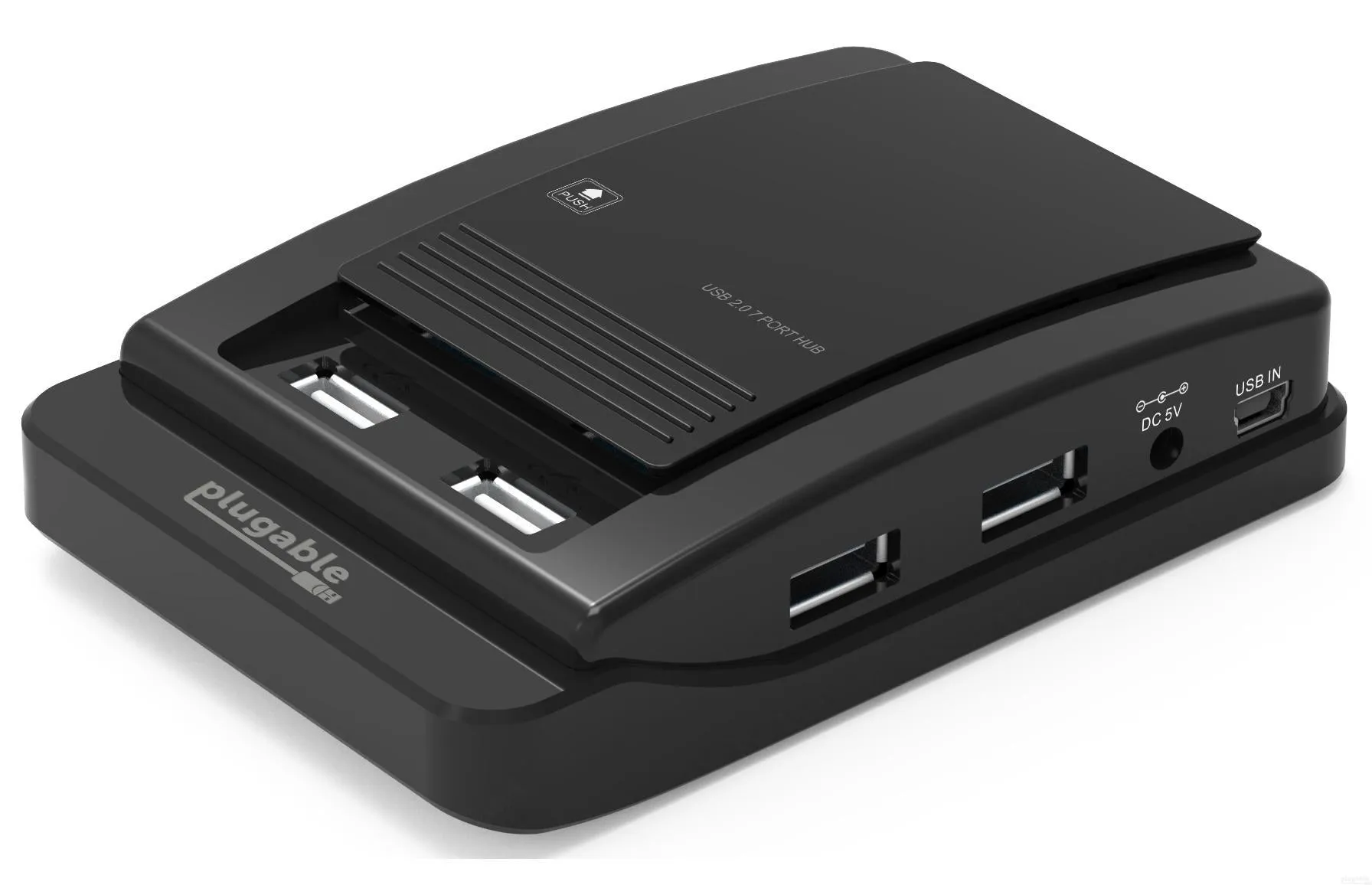 Plugable USB 2.0 7-Port Hub with 15W Power Adapter