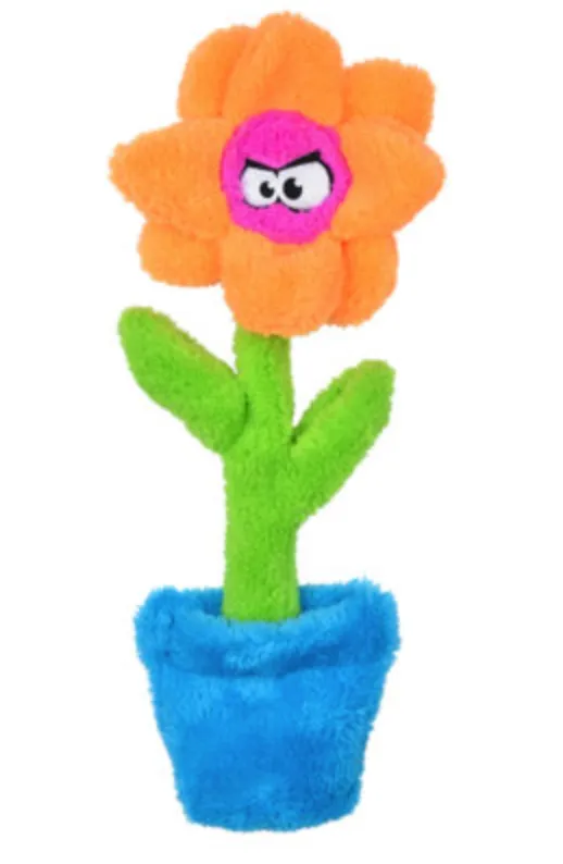Pretty Potted Flower Unstuffed Dog Toy (Made in the USA) << FINAL SALE >>
