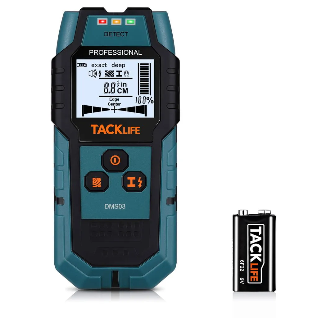 Professional Stud Finder Wall Scanner 3 In 1 Metal Wood Detector Digital Display