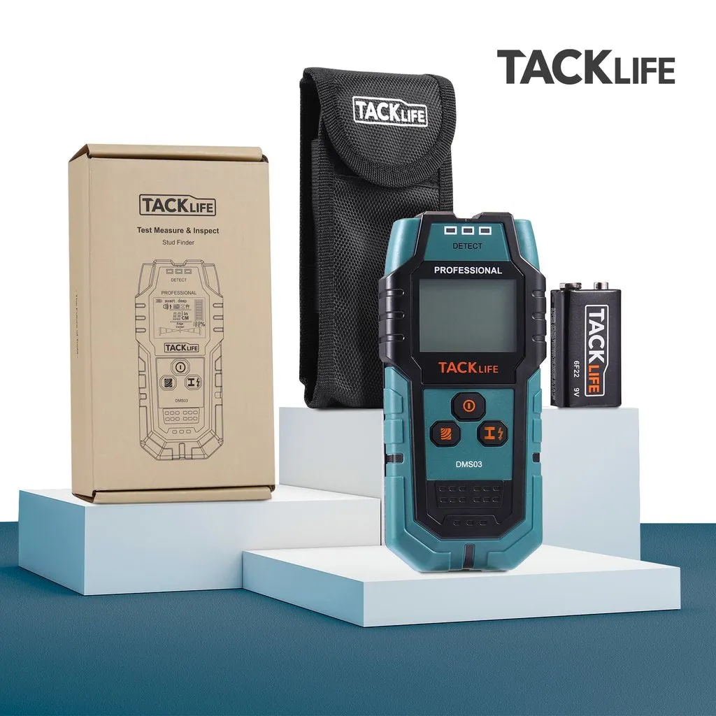 Professional Stud Finder Wall Scanner 3 In 1 Metal Wood Detector Digital Display