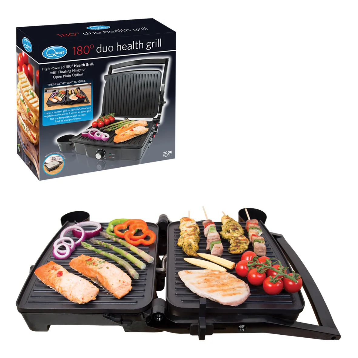 Quest 180 Duo Health Grill - Black