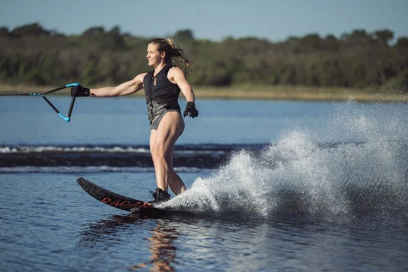 Radar Women's Graphite Lyric Waterski w/ DBL Lyric Boa Boot Package