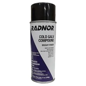 RADNOR 12oz Bright Aluminum Cold Galvanizing Compound (12/case)