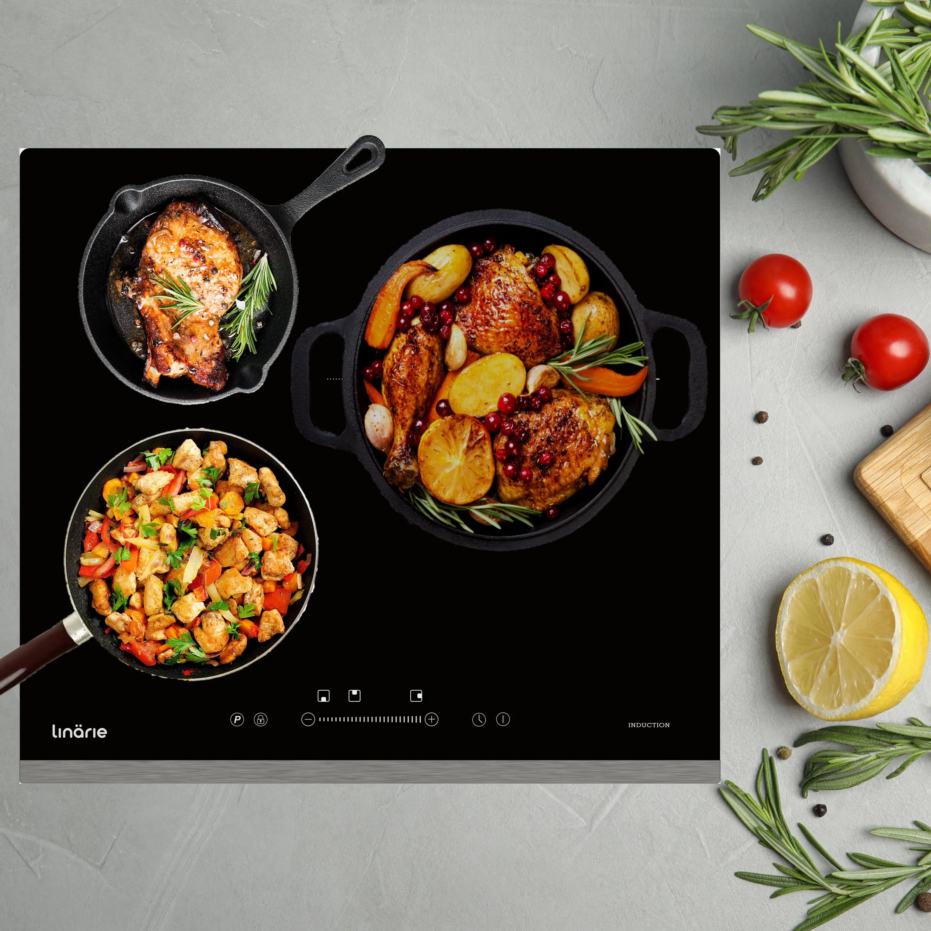 Rennes 60cm 3 Zone Induction Cooktop LS60I3Z