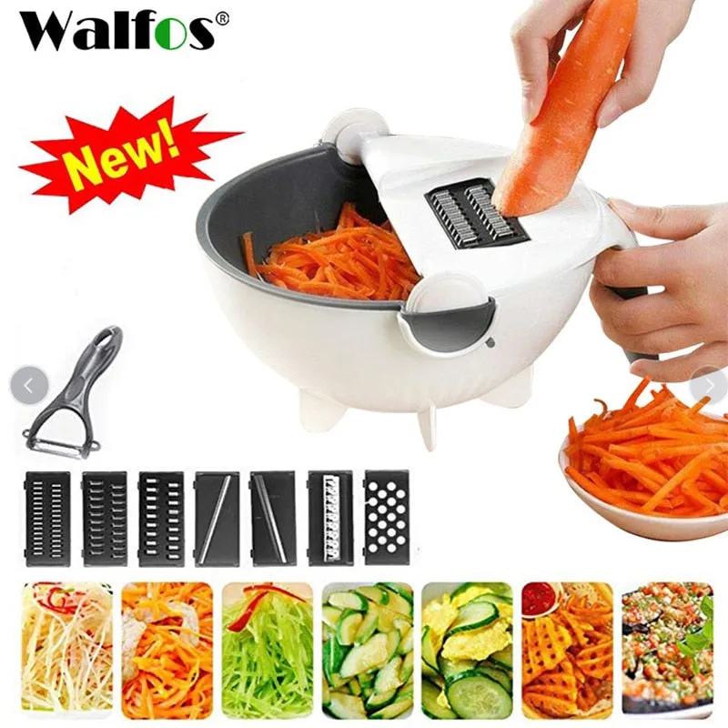 Rotate The Vegetable Cutter